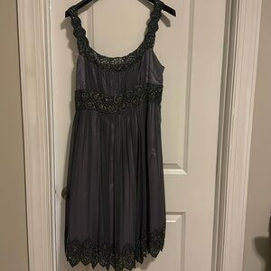 Adrianna Papell Grey Dress size 12